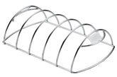Weber 6605 Rib Rack, 13-13/64 in L, 8 in W, Steel, Chrome